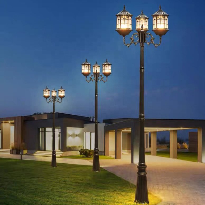 Solar Garden Light 2M/3M/4M Outdoor Waterproof Garden Villa Household Yard Waterproof Garden Light