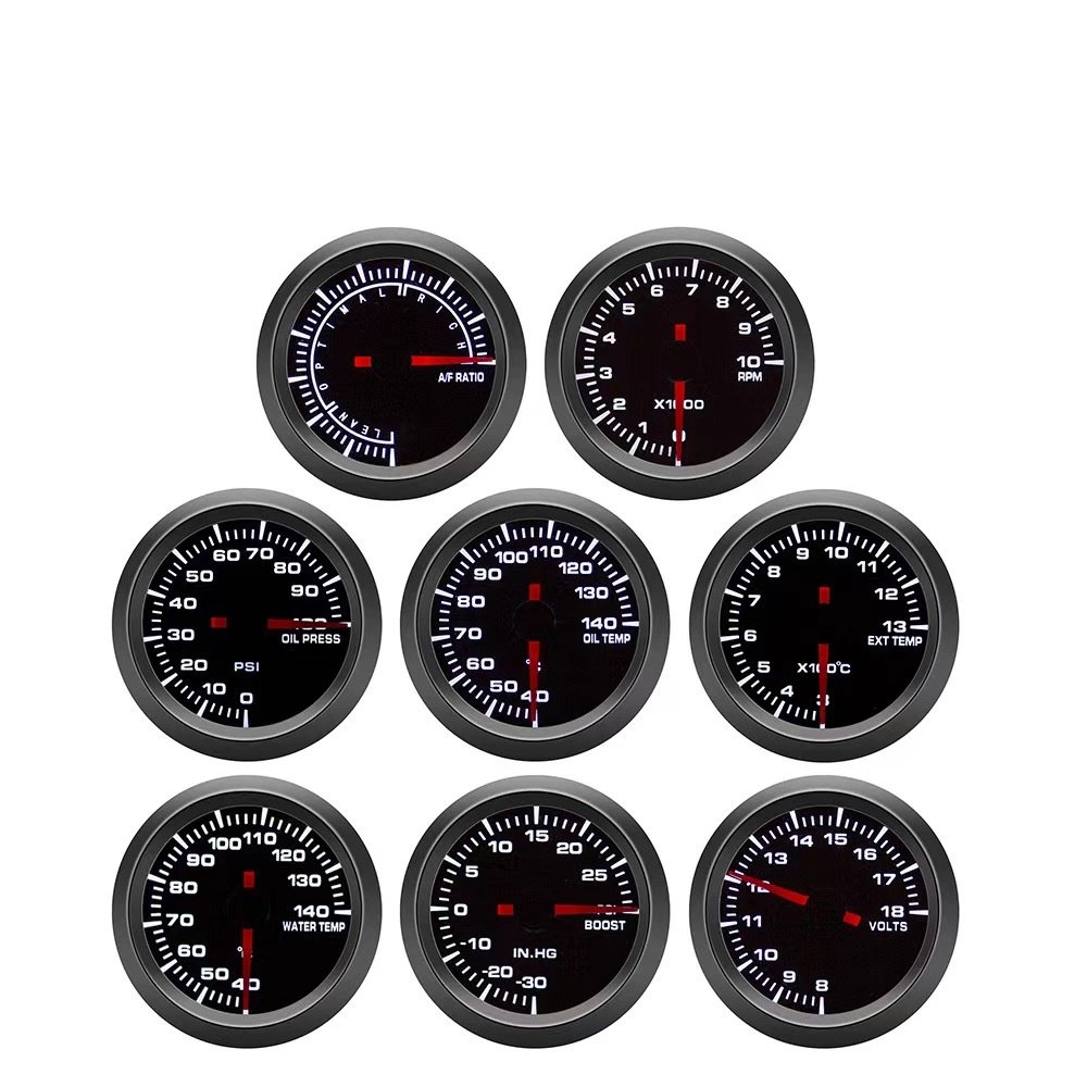 2-Inch 52mm 638 Series 0-10000 Rpm Tachometer Gauge Automotive Panel Digital Display Led With High Speed Stepper Motor