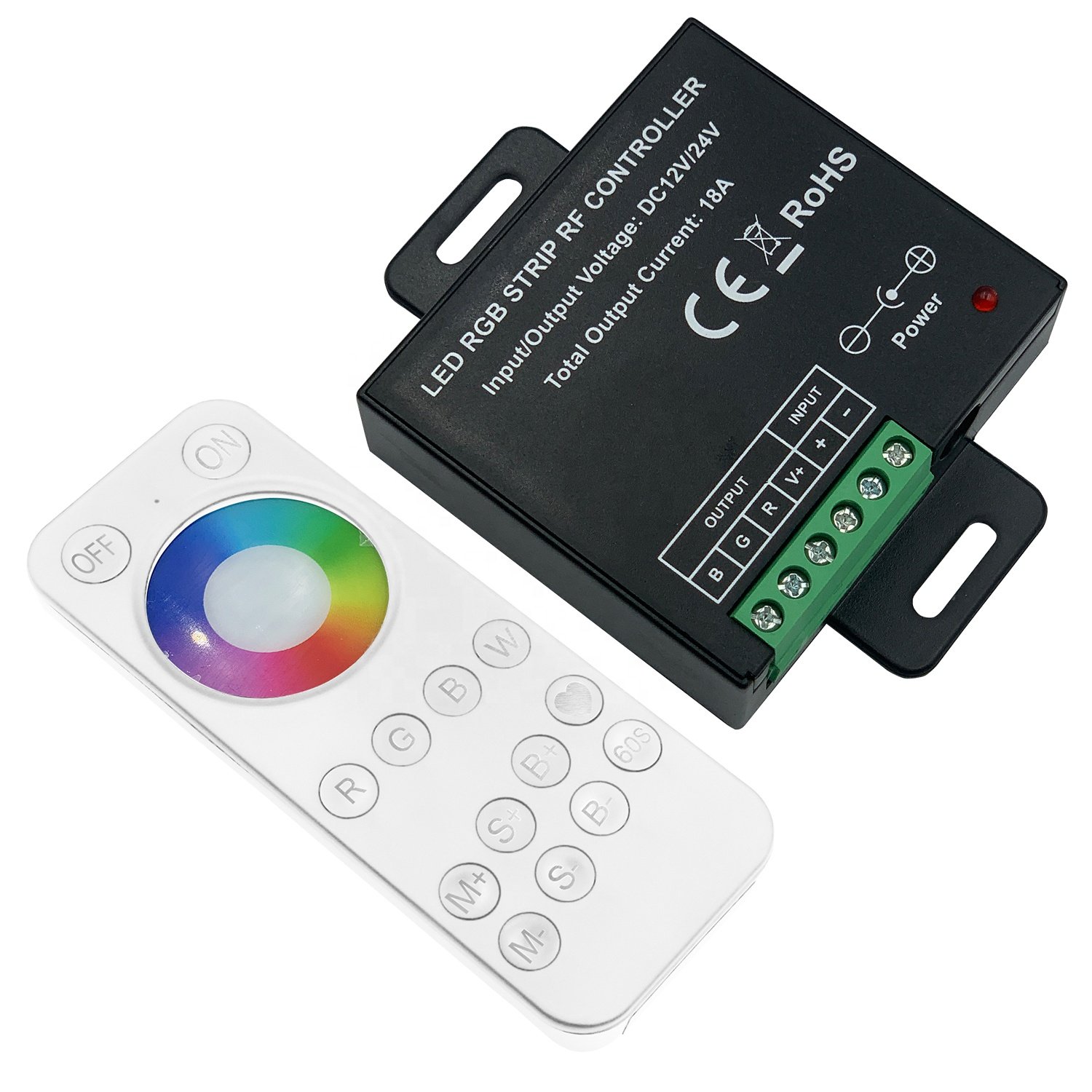 Feican Factory Warranty 2 Year CE ROHS RF Wireless RGB Controller DC12V 24V for Lighting Accessories for Home