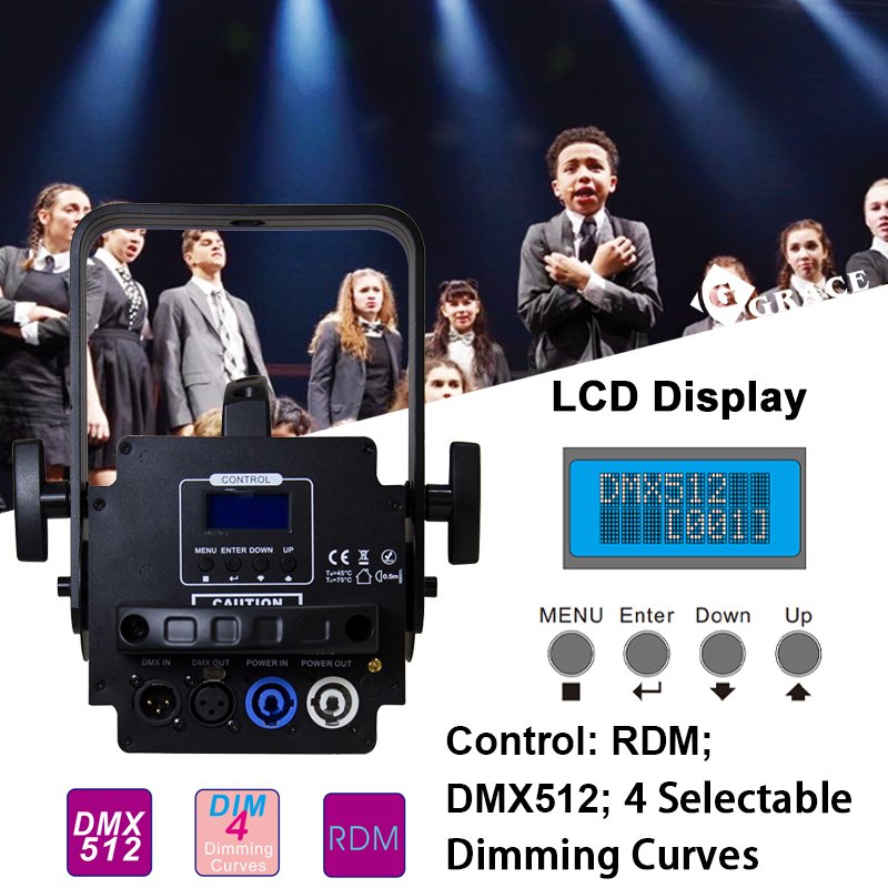 Igracelite 100W 3200K+/5600K Led Profile Spot Light 20-40 Beam Angle Zoom Ellipsoidal Profile Spot Leko Light