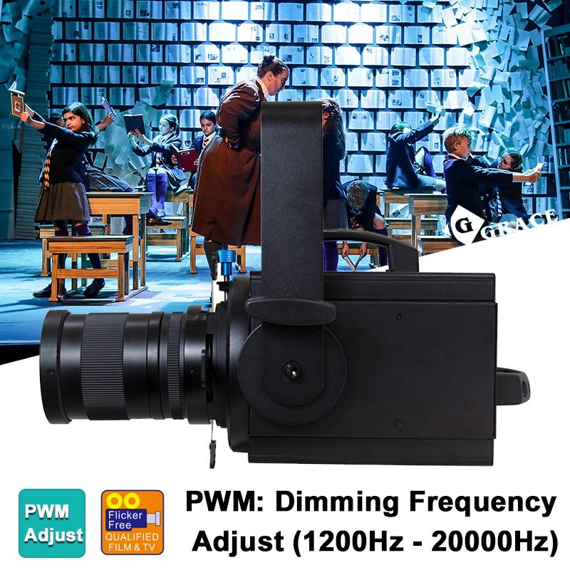 Igracelite 100W 3200K+/5600K Led Profile Spot Light 20-40 Beam Angle Zoom Ellipsoidal Profile Spot Leko Light