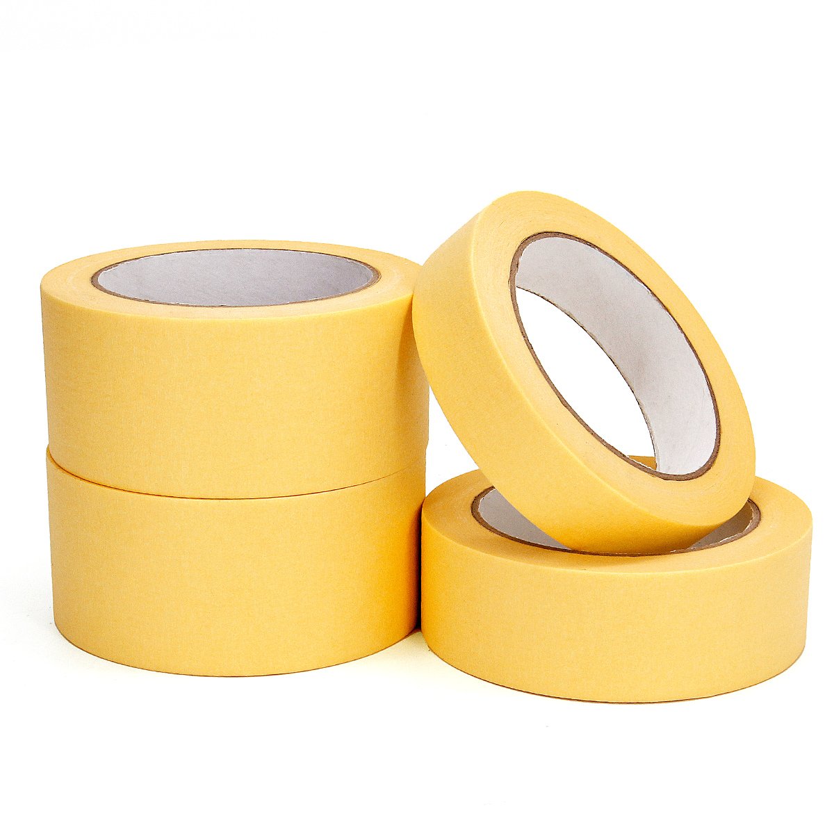 High Temperature Resistant Yellow Automotive Refinish Car Paint Masking Tape