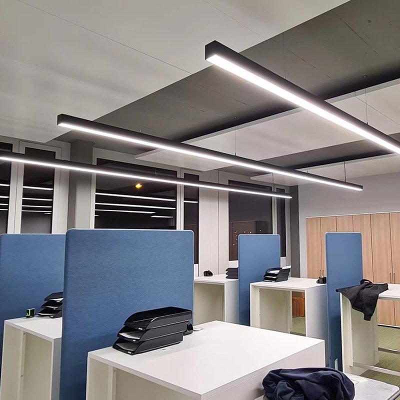 1.2m 40w LED Linear Light Aluminum Linear Led Chandeliers Light for Office, Hotel, Supermarket