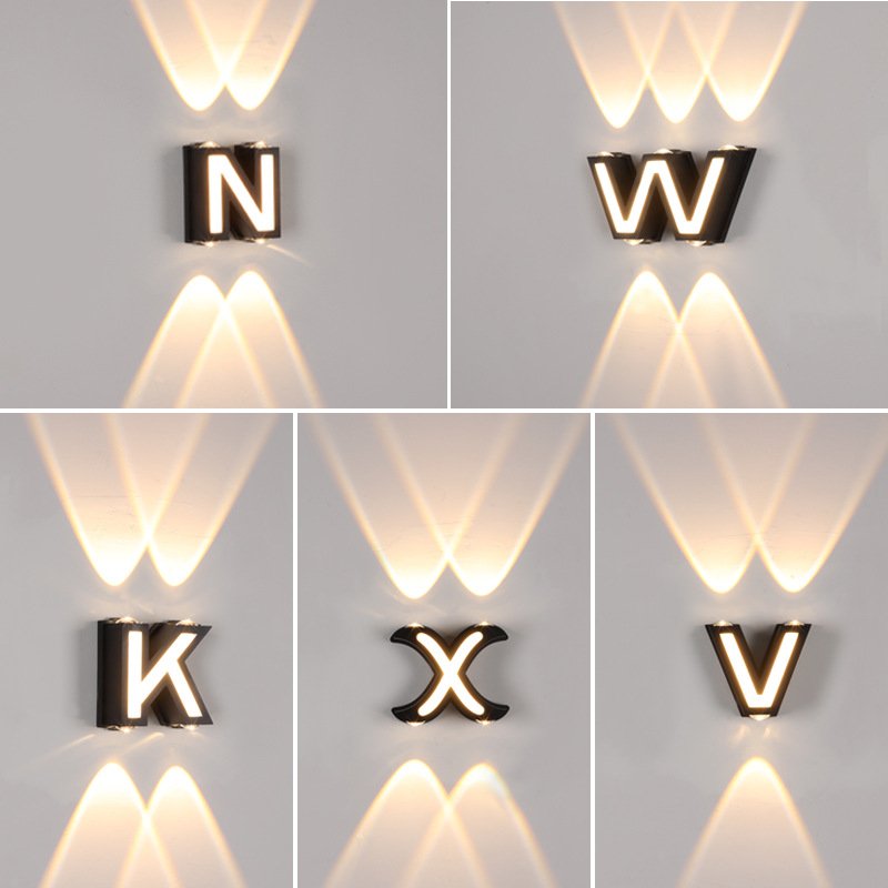 Outdoor up and Dowm Wall Light Fixtures 7W 3000K Aluminum Exterior Waterproof Wall Lamp for Patio Front Door Entryway Gardden