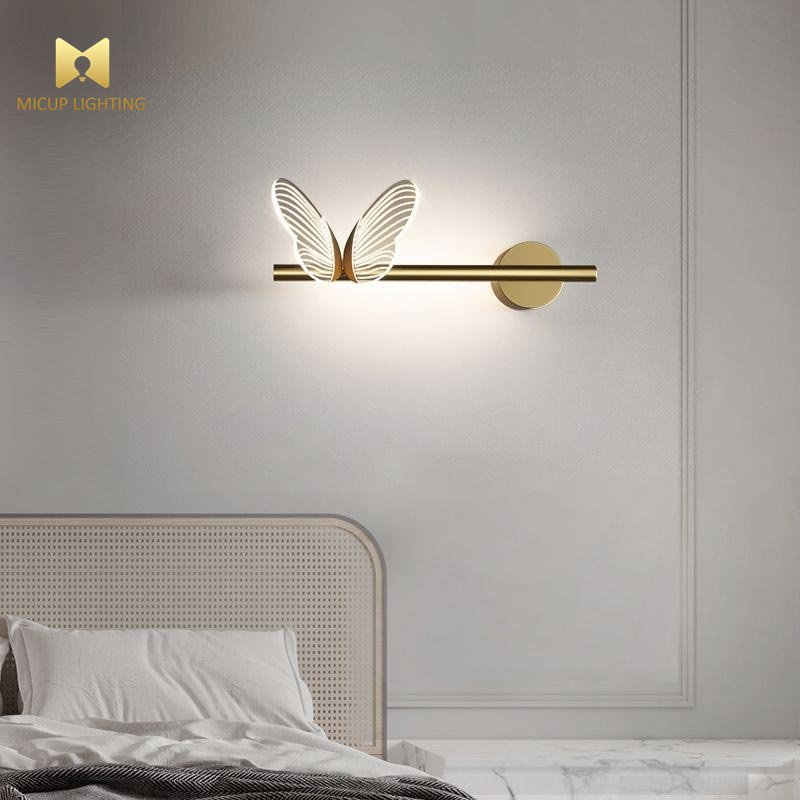 Exquisite Nordic Butterfly LED Pendant Light Indoor Lighting for Home Living Room Decoration Bedside Lamps Bed Pendant Light