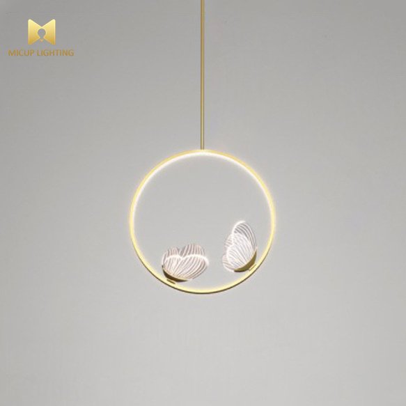 Exquisite Nordic Butterfly LED Pendant Light Indoor Lighting for Home Living Room Decoration Bedside Lamps Bed Pendant Light