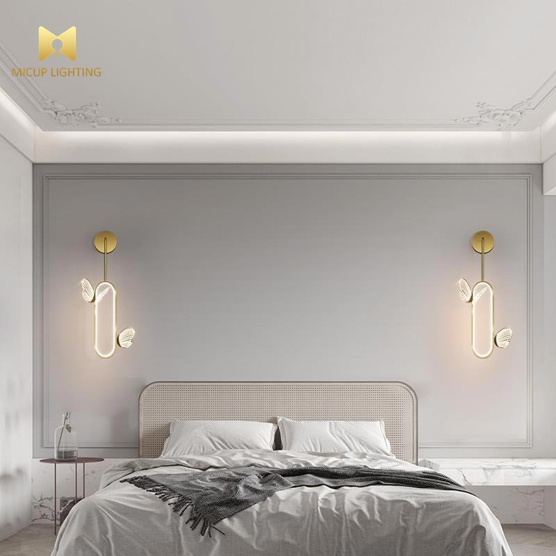 Exquisite Nordic Butterfly LED Pendant Light Indoor Lighting for Home Living Room Decoration Bedside Lamps Bed Pendant Light