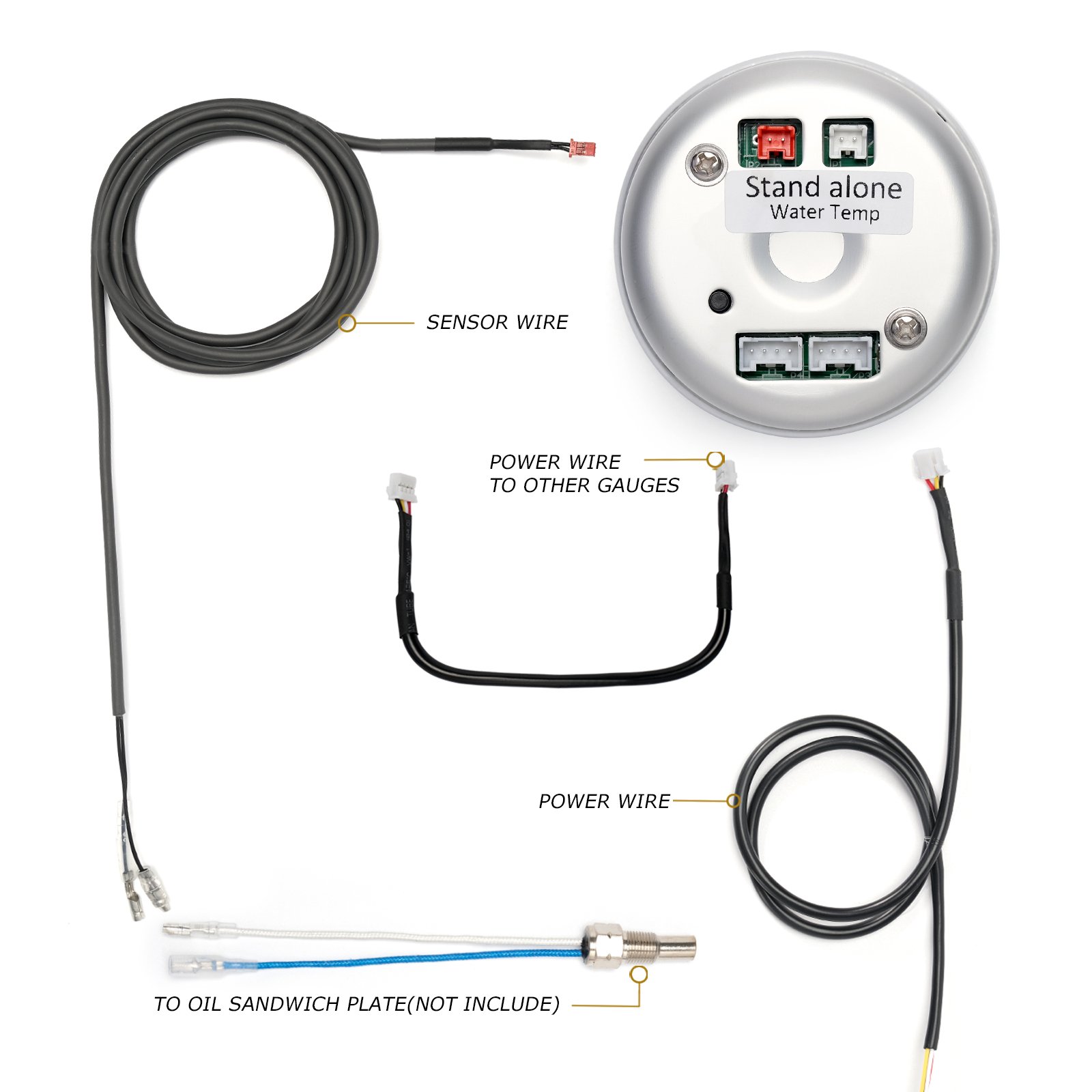 Muscle Water Temp Gauge Auto Meter