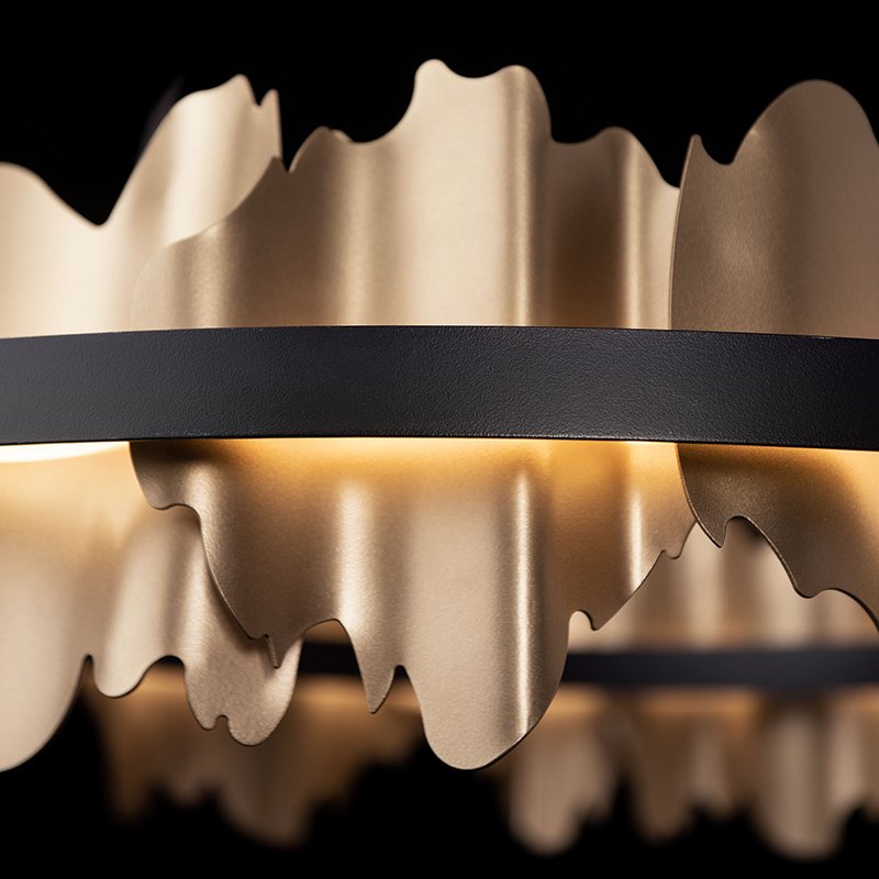 High Quality Nordic Modern Dinning Room Bar Ceiling Pendant Light LED Gold Linear Chandelier Creative Strip Bar Chandelier