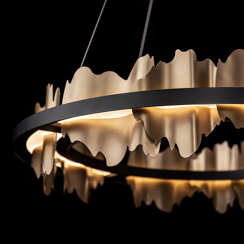 High Quality Nordic Modern Dinning Room Bar Ceiling Pendant Light LED Gold Linear Chandelier Creative Strip Bar Chandelier
