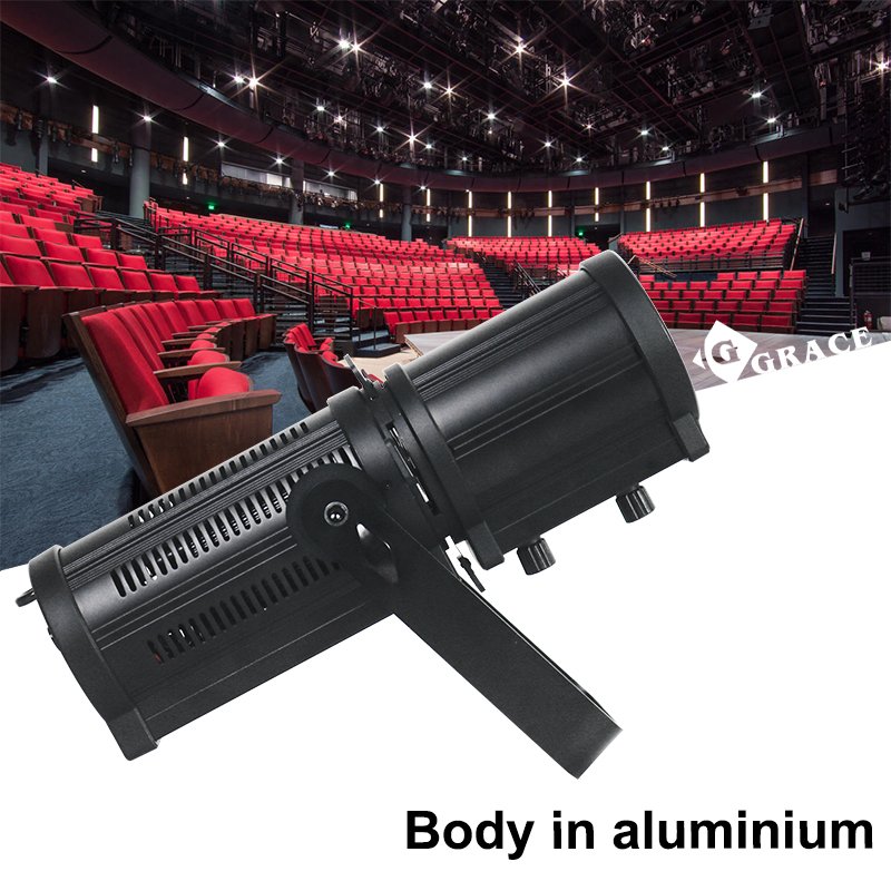 Igracelite 25-50 Degree WW/CW/RGBW Mini Zoom LED Leko Profile Spot Stage Light Church Ellipsoidal Profile Spot Light