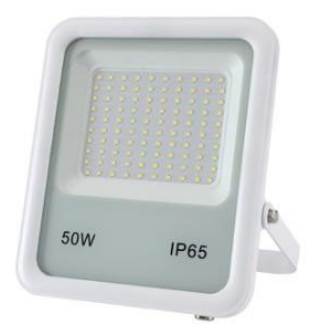 AC100-277V Outdoor Wall Light 30w 50w 100w 150w 200w LED Flood Light Frosted Glass Anti-Glare Garden Lights Aluminum Electric