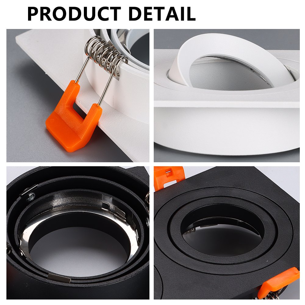 ERDU Hot Sell 85mm LED DownLight Deep Antiglare Recessed Downlight