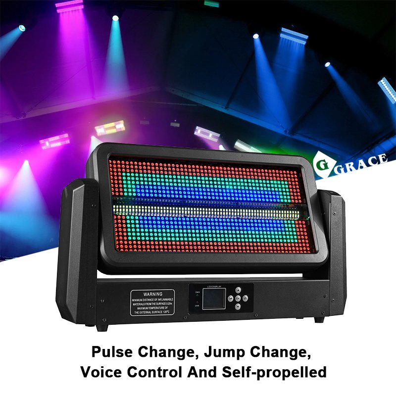 Igracelite 300W RGBW DMX RDM LED Strobe Moving Head Disco Bar