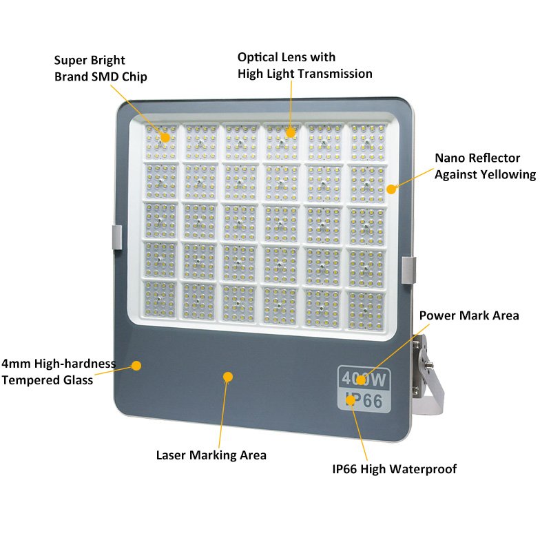 Farm Garden Party Landscape Lighting Outdoor Smart Lights Waterproof Floodlights 30w 50w 400w