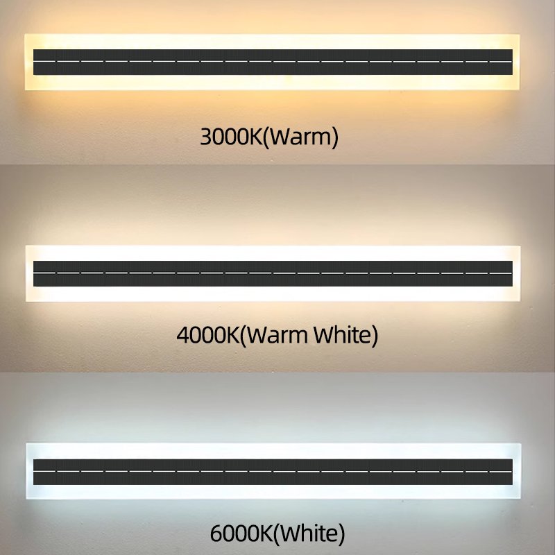 Solar Garden Wall Sconce Lighting Fixtures External Garden LED Light Waterproof Solar Powered Wall Light for Home Exterior