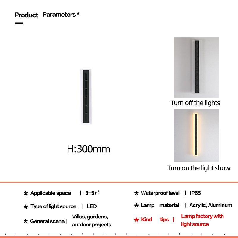 Solar Garden Wall Sconce Lighting Fixtures External Garden LED Light Waterproof Solar Powered Wall Light for Home Exterior