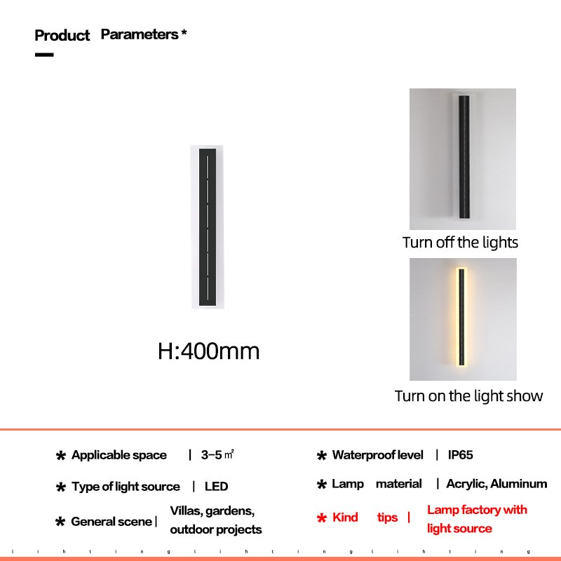 Solar Garden Wall Sconce Lighting Fixtures External Garden LED Light Waterproof Solar Powered Wall Light for Home Exterior