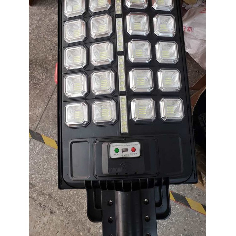 Omsen Smart Switch Waterproof Solar Street Light Led Light 1000w Outdoor with Auto Dimming Solar Street Light Motion Sensor