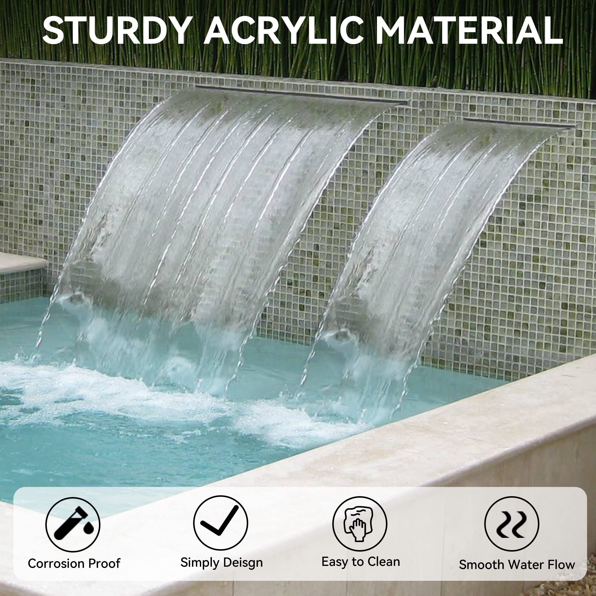 12W Smart Remote APP Control Led Swimming Pool Light IP67 Outdoor Waterproof Garden RGB Fountain Lamp Hot Spring Fish Pond Light