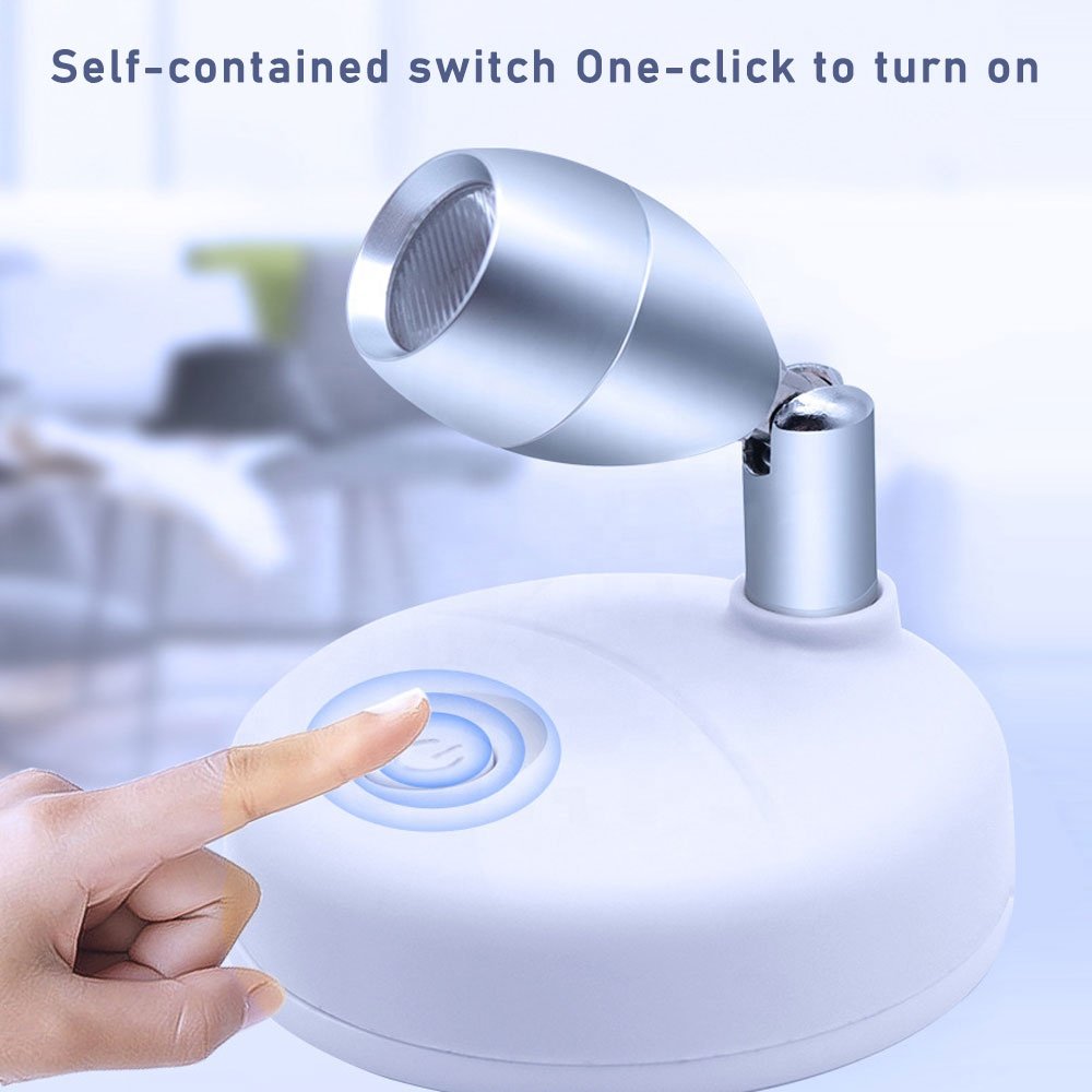 New RGB 13 Colors Cabinet Lights Wireless Spotlights Remote Dimmable Wall Lamp for Room Art Showroom Hallway Lighting