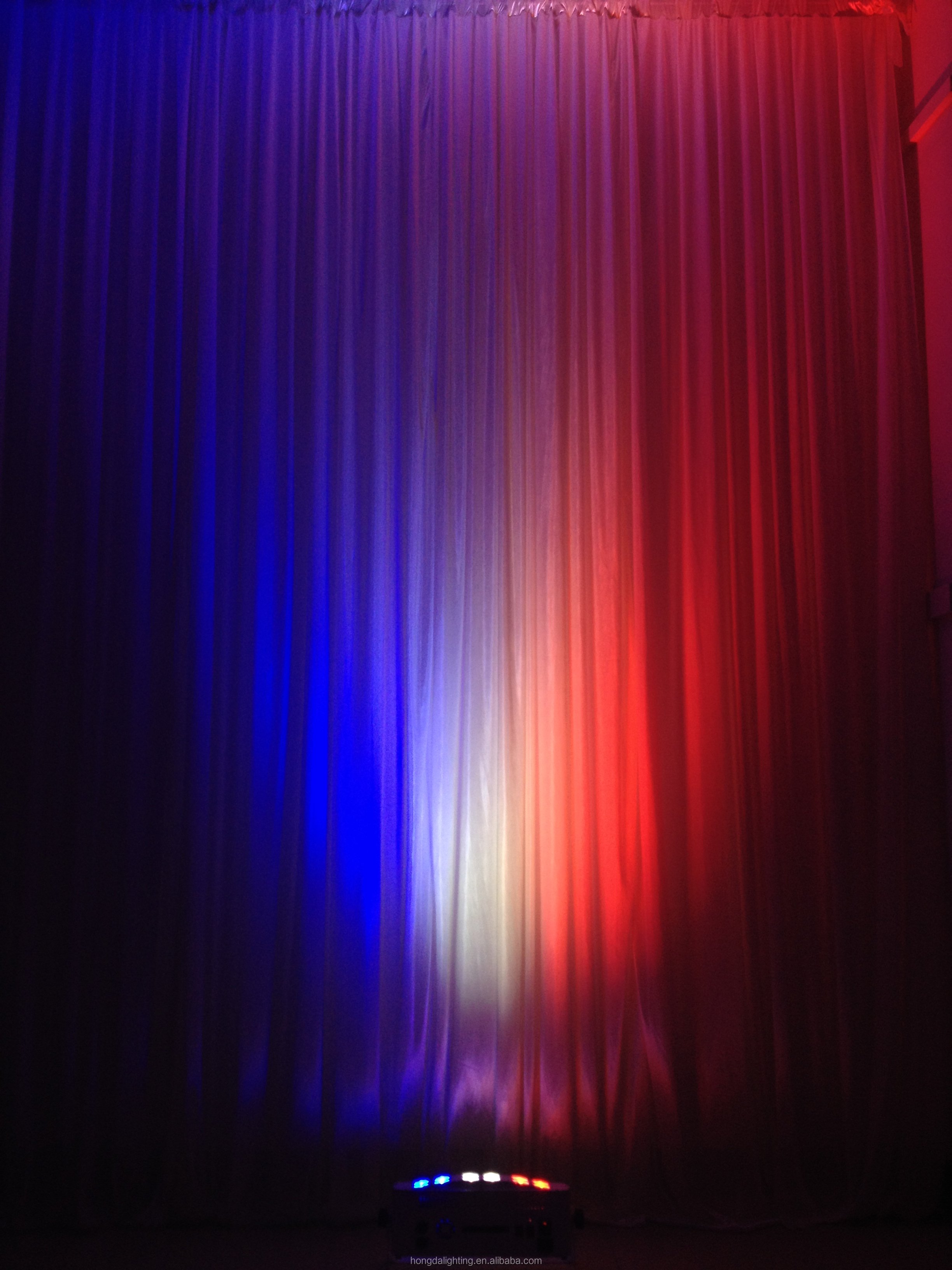 Cost-effective Professional DJ Lights Flat Par Light 6IN1 RGBWA+UV12x15W LED Par Stage Light for Club Disco Party