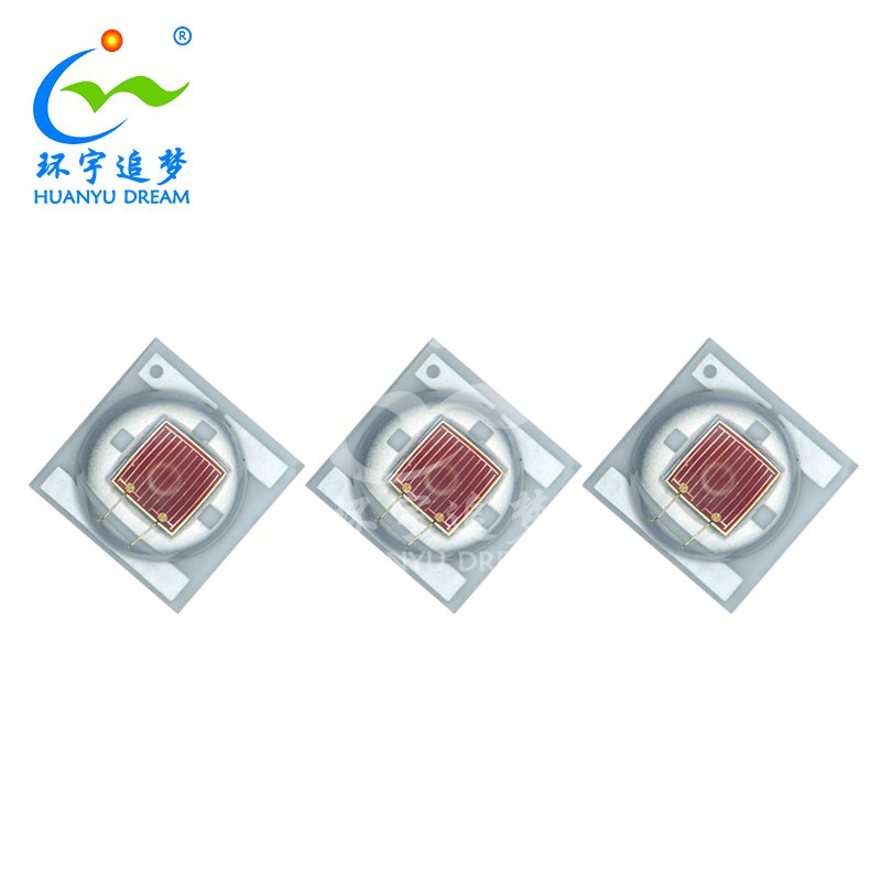 HY 3535 Red White 6000K 650nm 660nm 850nm with Lens Tap Top Led 1W 2W 3W Bridgelux 45mil Led 3535 for Grow Light