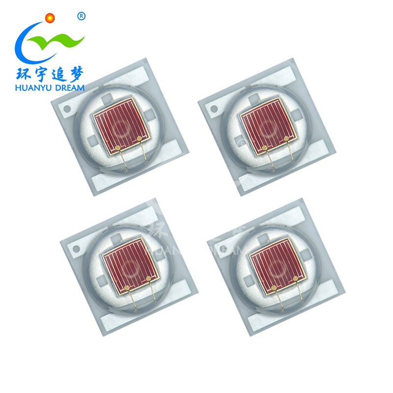 HY 3535 Red White 6000K 650nm 660nm 850nm with Lens Tap Top Led 1W 2W 3W Bridgelux 45mil Led 3535 for Grow Light