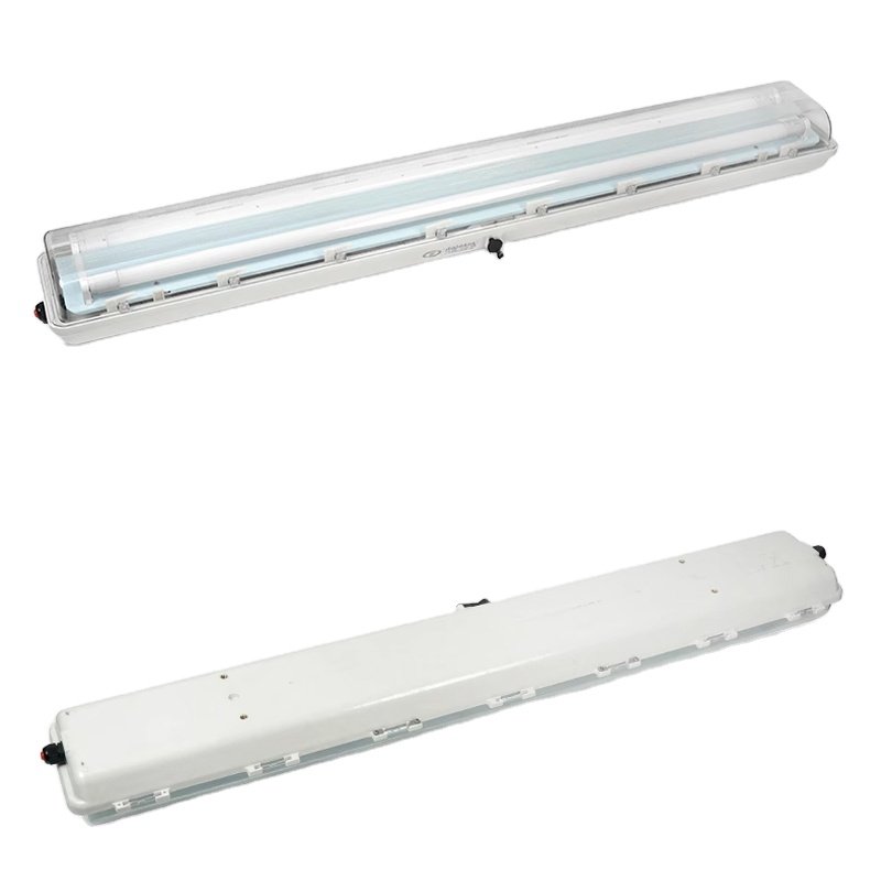 Atex IP66 LED Explosion Proof Lamp Tube Linear Batten Fluorescent Light Fixture Anti Water Corrosion