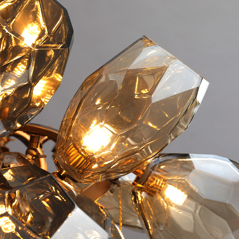 Postmodern Luxury Lights Creative Decoration Living Room Restaurant Crystal Hanging Lamp Indoor Lighting Murano Glass Chandelier