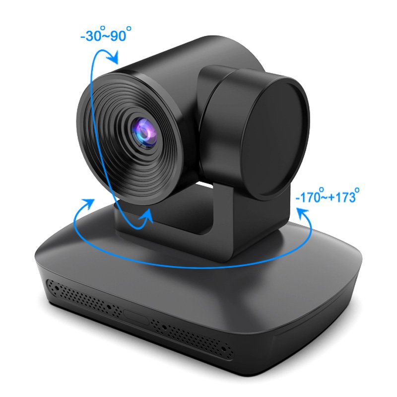4K UHD PTZ 10X Optical Zoom Auto Tracking Voice Tracking Video Conference Camera Live Stream Webcam Live Broadcasting Web Camera