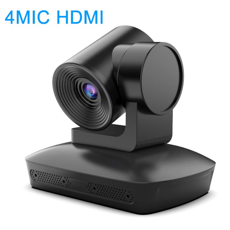 4K UHD PTZ 10X Optical Zoom Auto Tracking Voice Tracking Video Conference Camera Live Stream Webcam Live Broadcasting Web Camera