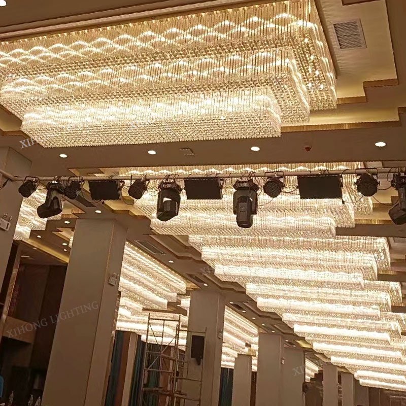 Modern Style Decoration Hotel Villa Banquet Custom Project Led Chandelier Ceiling Light