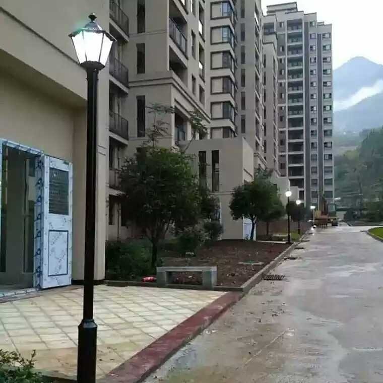 2 Lamp 3m Led Outdoor Landscape Area High Pole Garden Light
