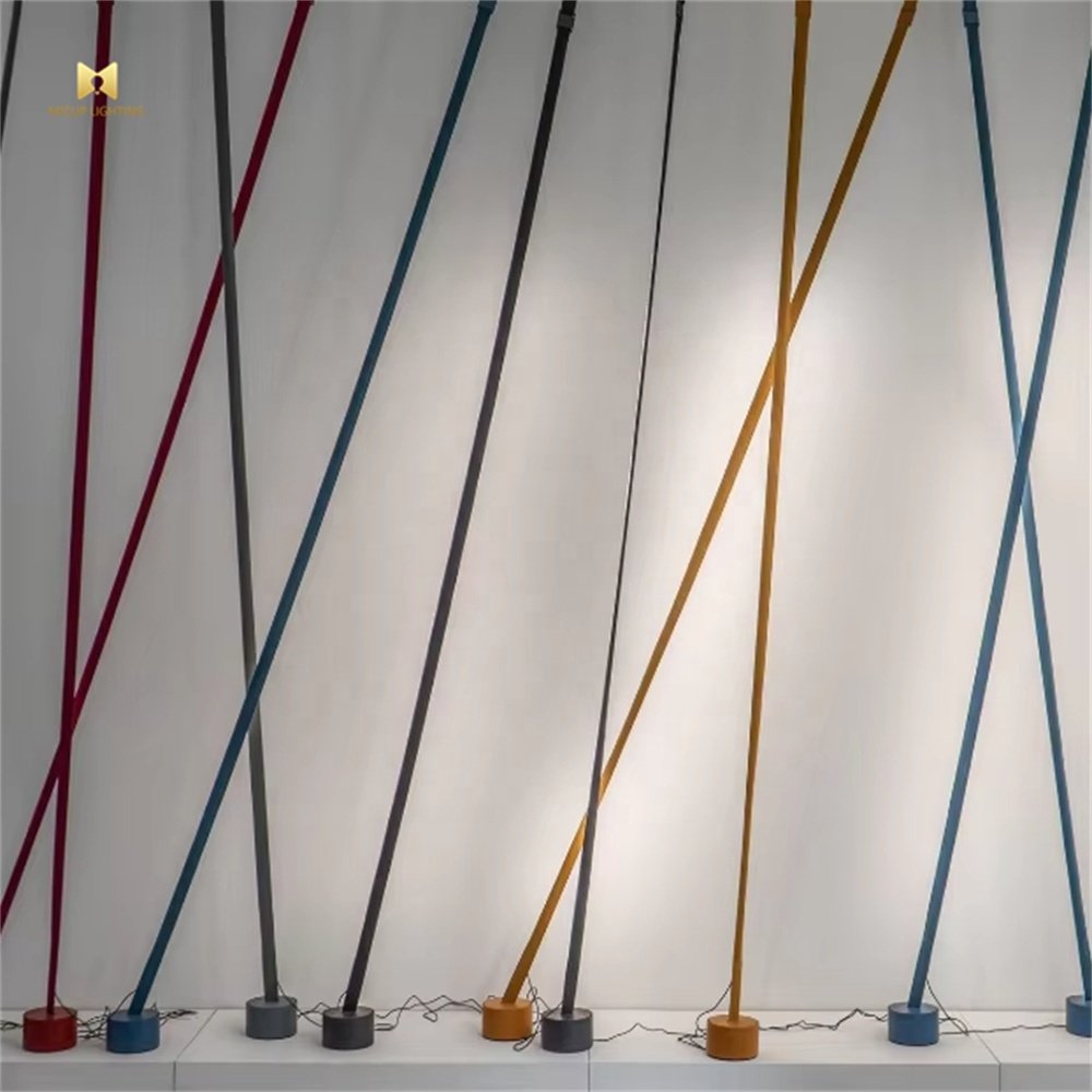 Hot Selling Elastic Braid Lamp Can Stretch Simple Bandage Chandelier Floor Lamp Living Room Bedroom Hotel Floor Lamp