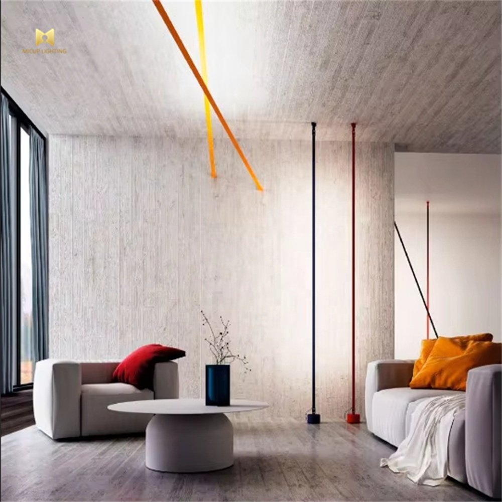 Hot Selling Elastic Braid Lamp Can Stretch Simple Bandage Chandelier Floor Lamp Living Room Bedroom Hotel Floor Lamp