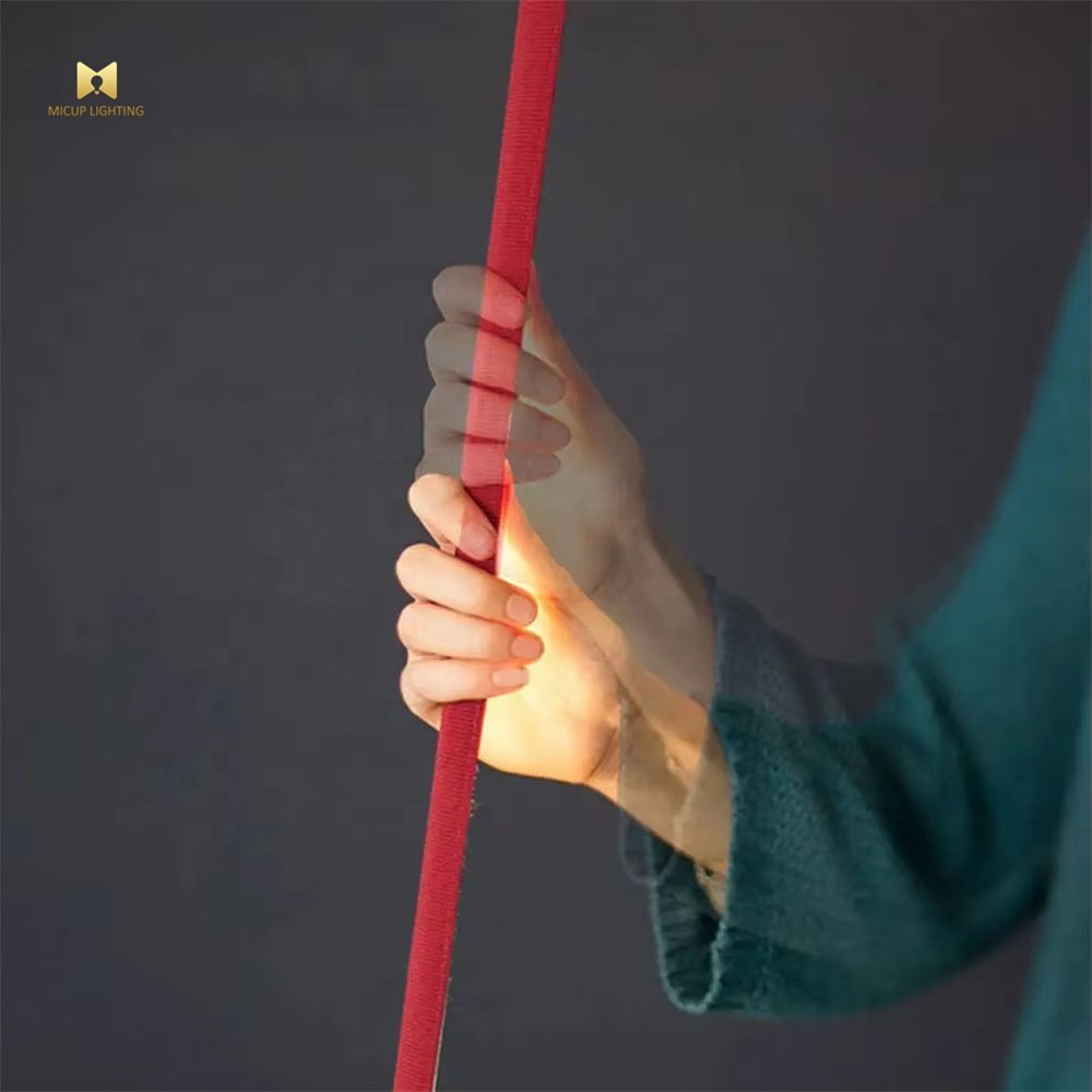 Hot Selling Elastic Braid Lamp Can Stretch Simple Bandage Chandelier Floor Lamp Living Room Bedroom Hotel Floor Lamp