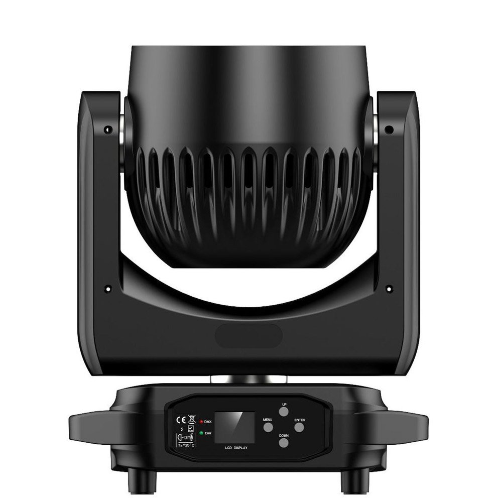 New Stage Lighting RGBW 19x15W Zoom LED Wash Moving Head Lights With Strip Ring for Stage Event Theater Rental