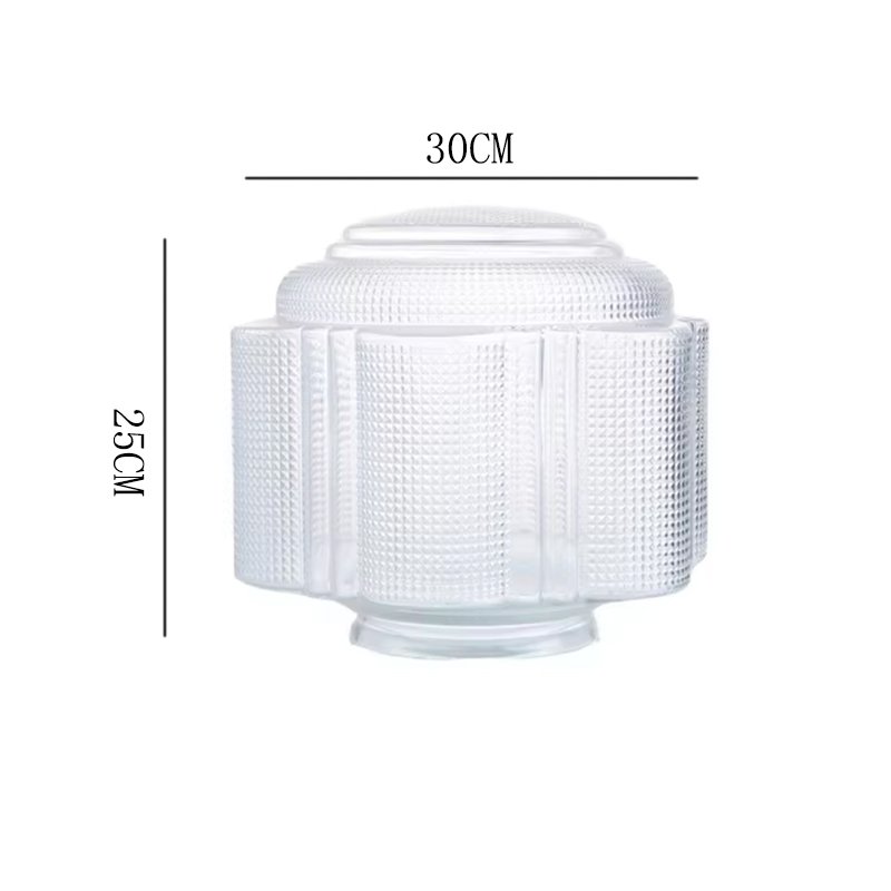 High Quality Transparent Glass Lampshade Handmade Modern Design Style Popular Worldwide for Light Covers