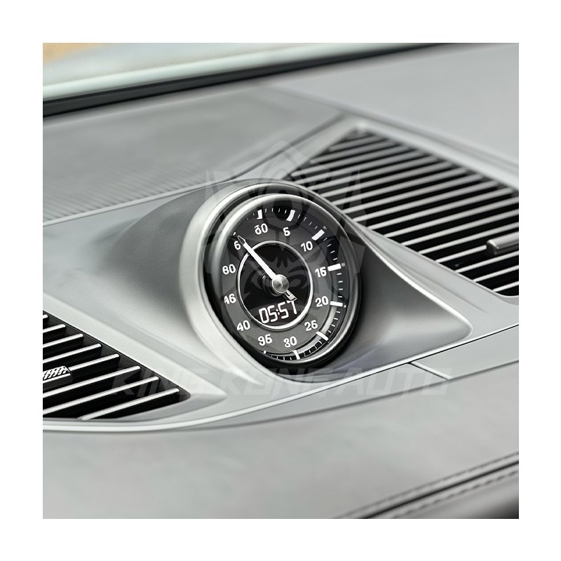 Car Stopwatch Sport Chrono Center Electronic Meter Clock For Porsche Cayenne 2010-2017