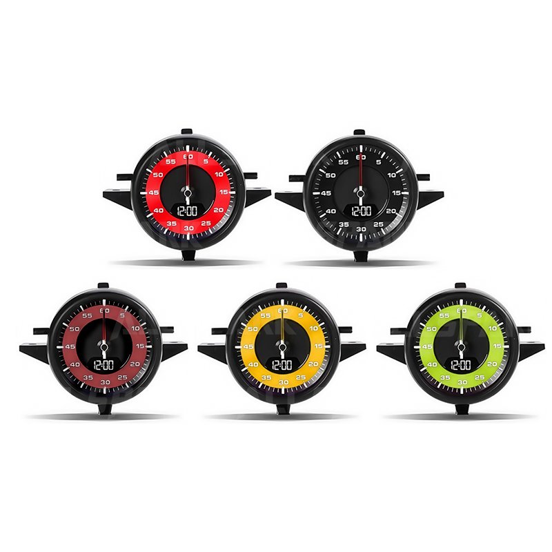 Car Stopwatch Sport Chrono Center Electronic Meter Clock For Porsche Cayenne 2010-2017