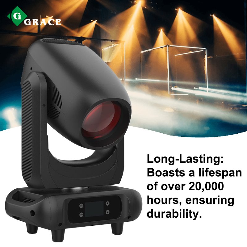 Igracelite 320w Stage DJ Beam Spot Wash 3in1 LED Moving Head Light