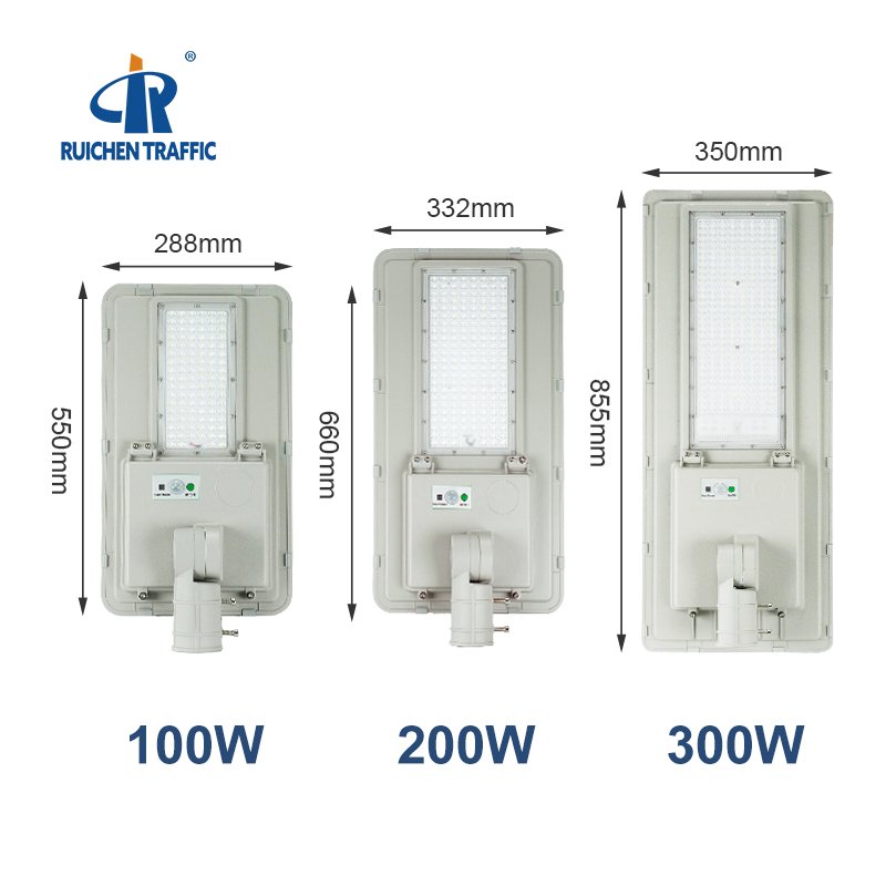 150w 300w Ip65 Waterproof Integrated Led Solar Energy System Street Light Photocell with Outdoor Cctv Camera Solar Street Light