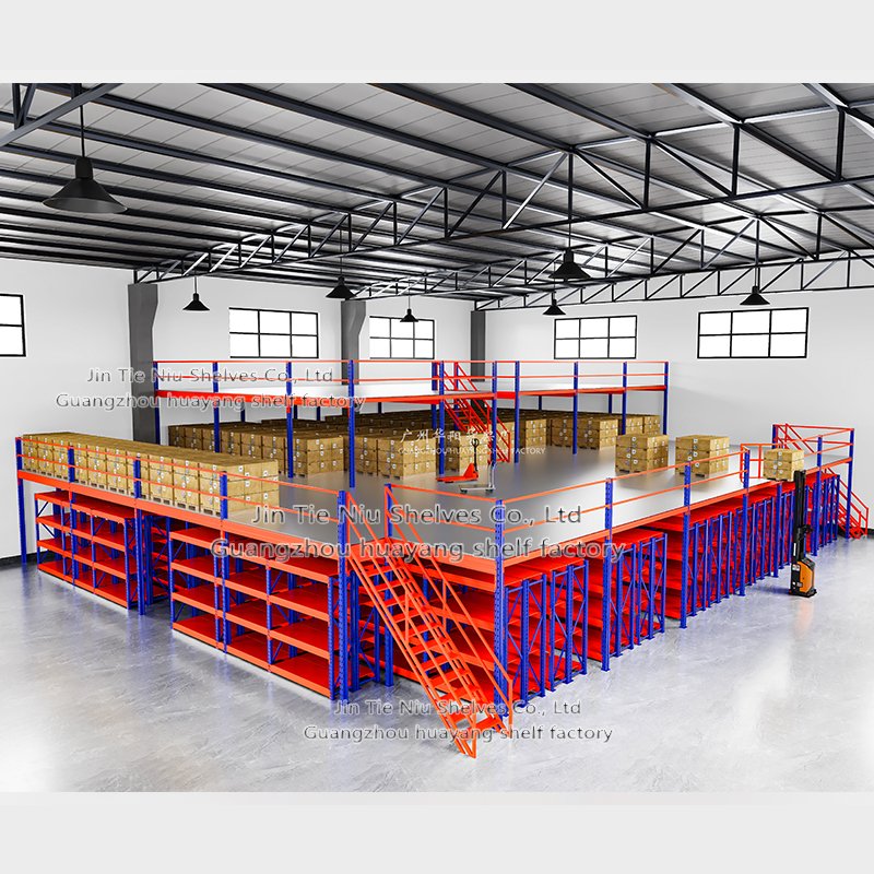 Mezzanine Platformmetal Rack Attic Loft Garret Working Mezzanine for Rack Shelves Shelf Racking