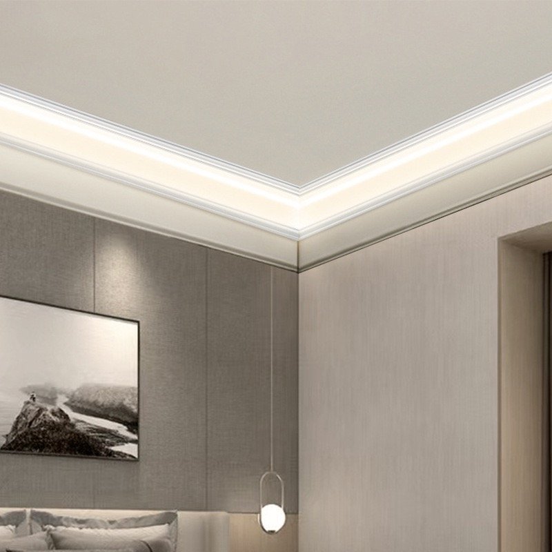65X65mm Plaster Line LED Strip Light Emitting Linear Light Free Ceiling Corner Linear Lights
