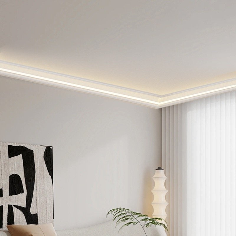 65X65mm Plaster Line LED Strip Light Emitting Linear Light Free Ceiling Corner Linear Lights