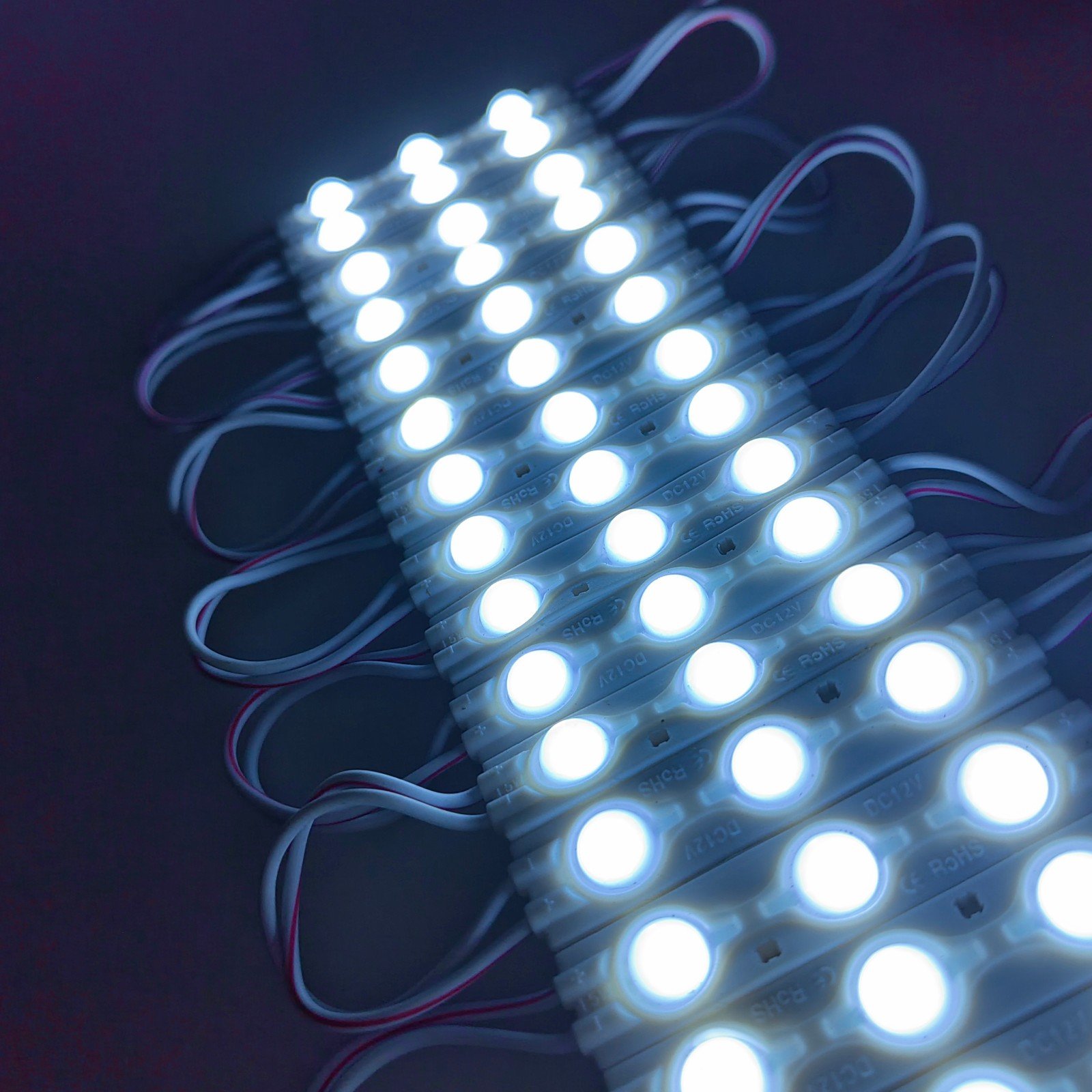 12V Mini LED Module 3000k 4000K 6500K 10000K 12000K 3leds Len 6115 Led Module for Electronic Sign