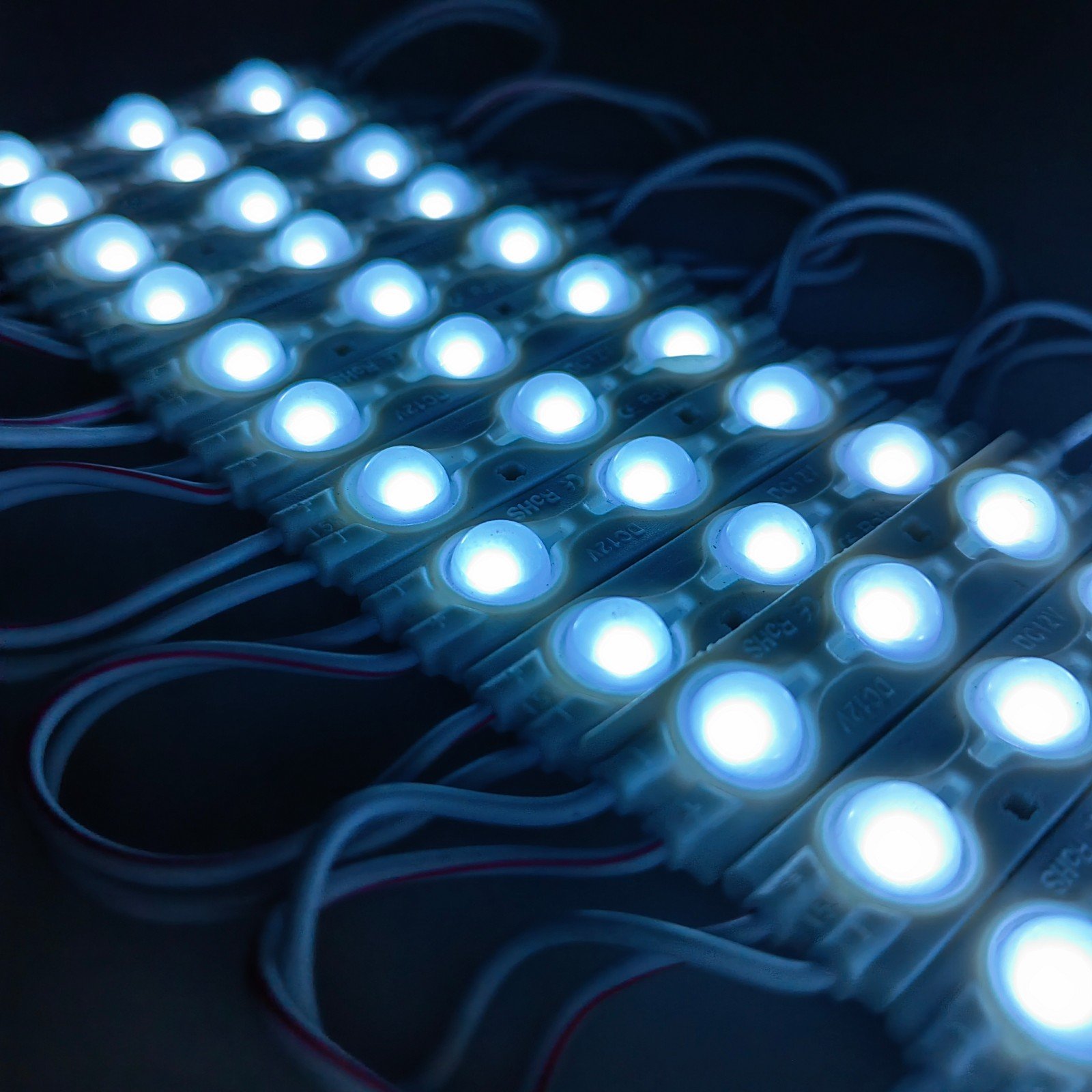12V Mini LED Module 3000k 4000K 6500K 10000K 12000K 3leds Len 6115 Led Module for Electronic Sign