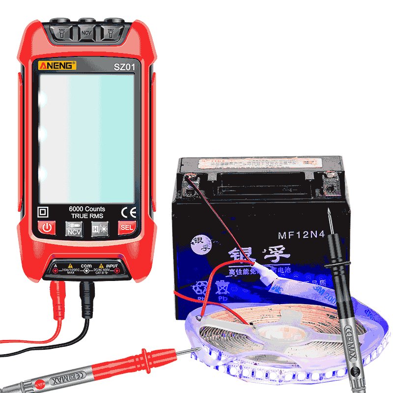 Smart Digital Multimeter 6000 Counts True RMS Auto Electrical Capacitance Meter Temp Resistance Transistor Testers Mmultimetro