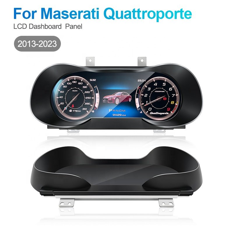 NaviHua New 12.3 Inch Car Digital Cluster for Maserati Quattroporte 2013 2023 Auto LCD Dashboard Speedometer Virtual Cockpit